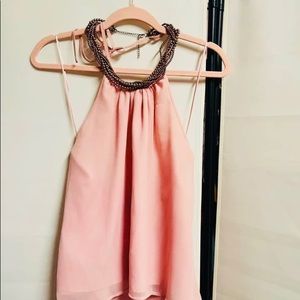 Jennifer Lopez Beaded Halter Top